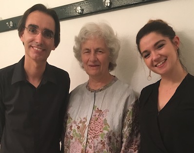 2019 - Depois de concerto, com Frøydis Ree Wekre (Trompa) e Helene Boulegue (Flauta)